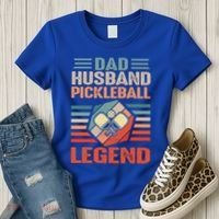 Pickleball Husband Dad Pickleball Player FatherS Day Gift Women's T-Shirt thumb 3