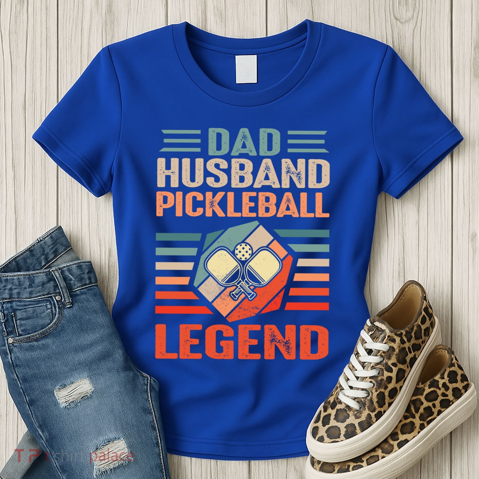 Pickleball Husband Dad Pickleball Player FatherS Day Gift Women's T-Shirt