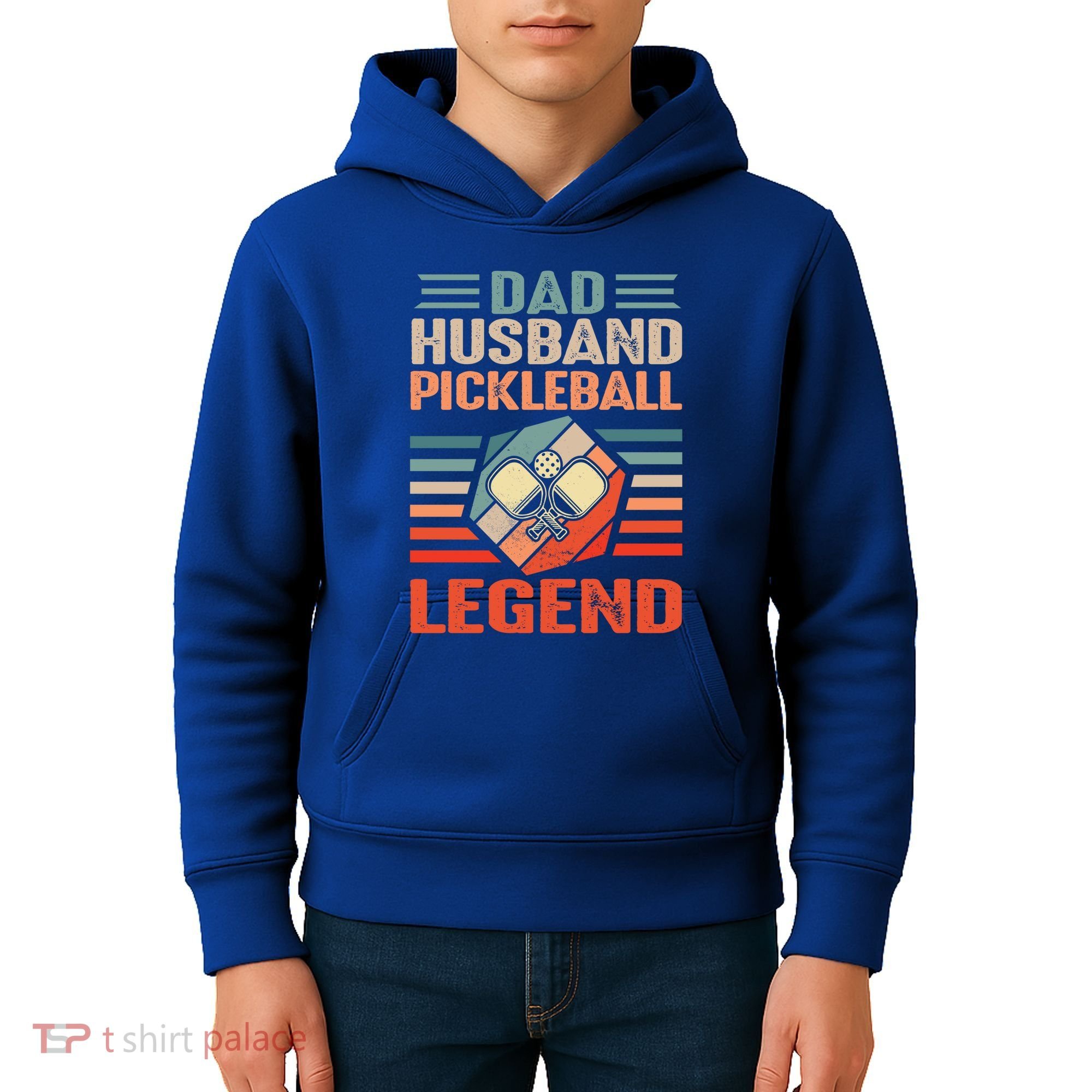 Pickleball Husband Dad Pickleball Player FatherS Day Gift Kids Hoodie