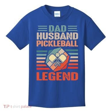 Pickleball Husband Dad Pickleball Player FatherS Day Gift Kids T-Shirt