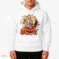 Pitbull Halloween Dog Pumpkin Cute Hoodie thumb 2