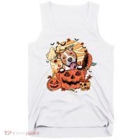 Pitbull Halloween Dog Pumpkin Cute Tank Top thumb 0