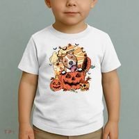 Pitbull Halloween Dog Pumpkin Cute Toddler T-Shirt thumb 2