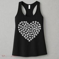 Pawprint Heart Dog Lover Women's Tank Top thumb 3