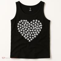 Pawprint Heart Dog Lover Tank Top thumb 2