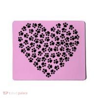 Pawprint Heart Dog Lover Mousepad thumb 0