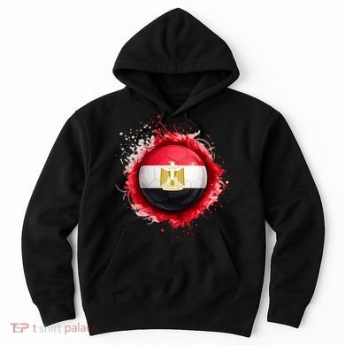 Proud Heritage Egypt Flag Soccer Ball Hoodie