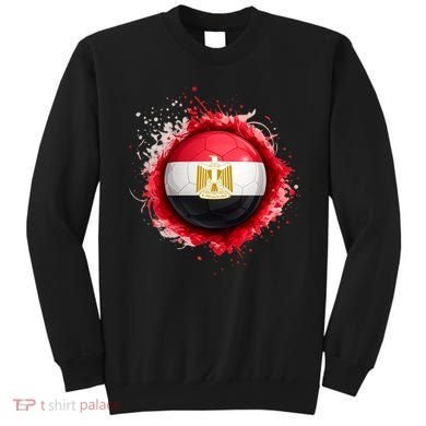 Proud Heritage Egypt Flag Soccer Ball Sweatshirt