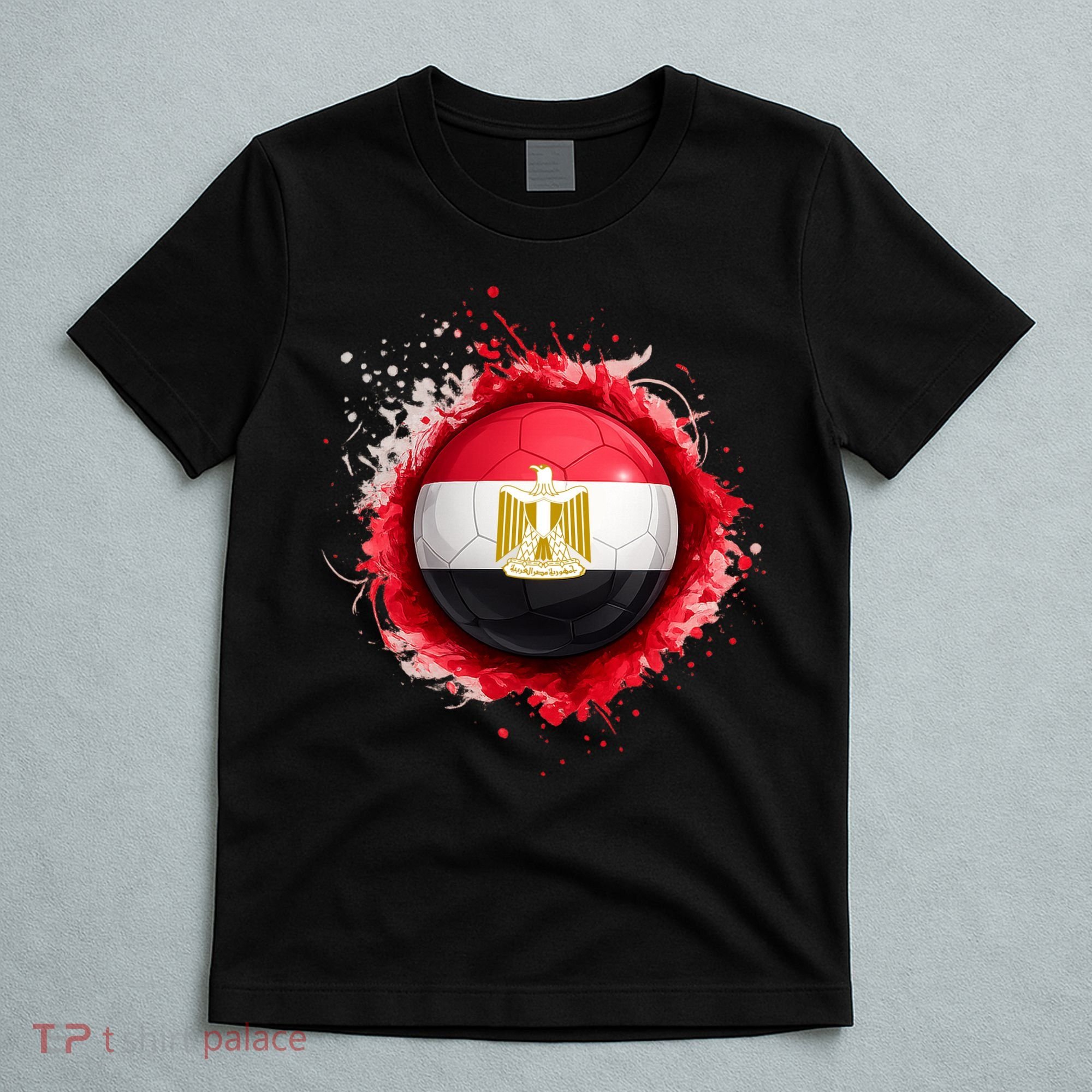 Proud Heritage Egypt Flag Soccer Ball T-Shirt