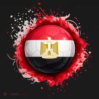 Proud Heritage Egypt Flag Soccer Ball T-Shirt thumb 7