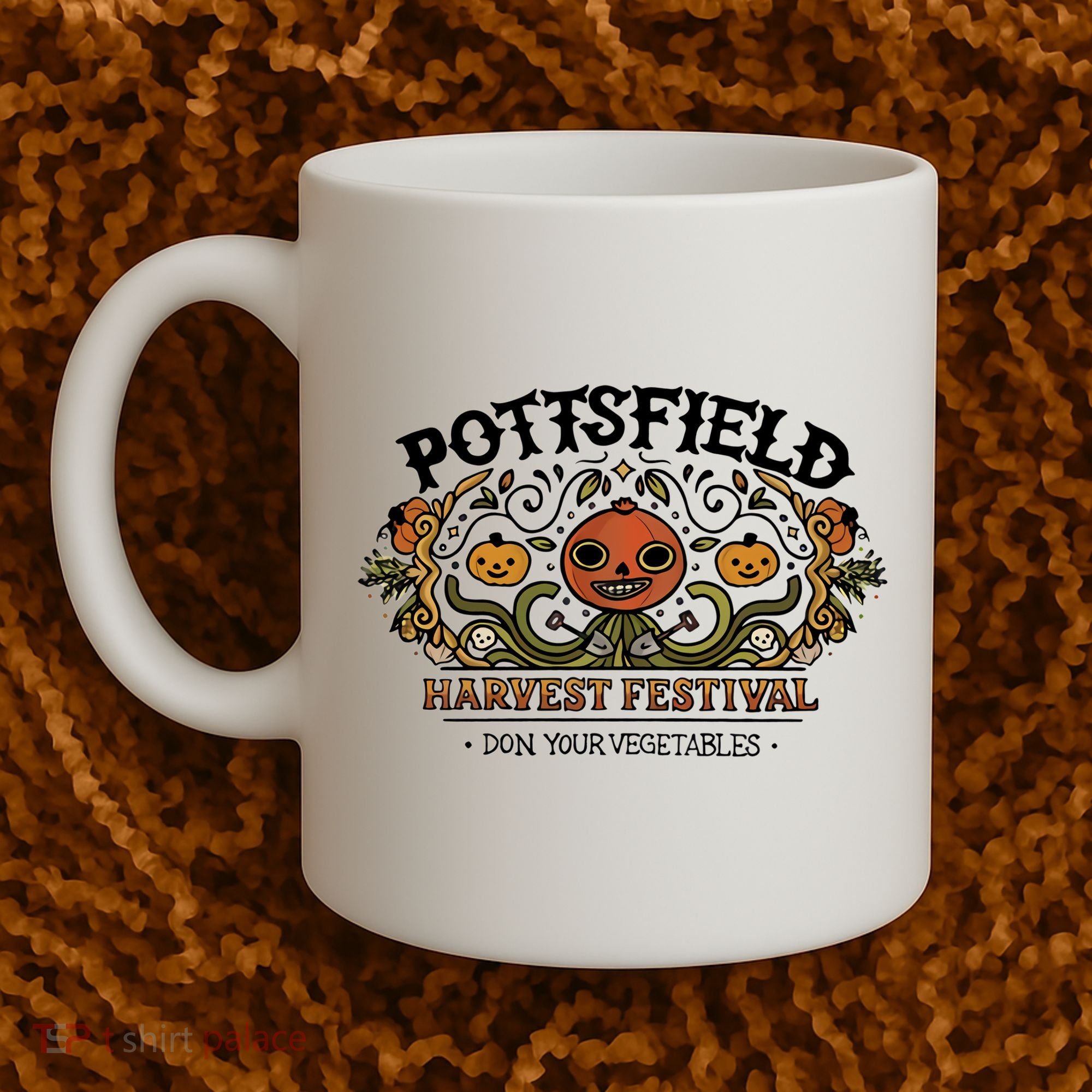 Pottsfield Harvest Festival , Don Your Vegetables , Over The Garden Wall Coffee Mug
