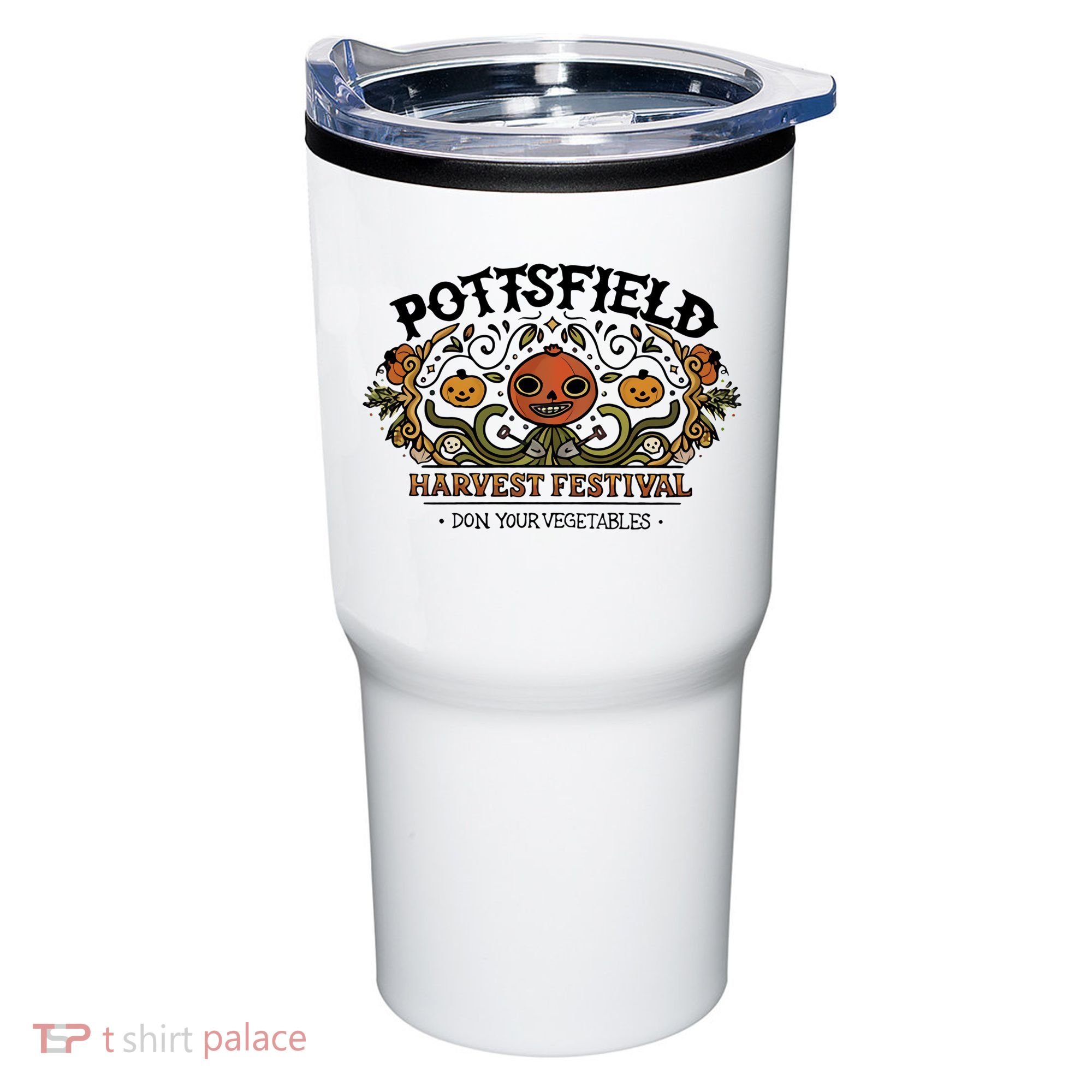 Pottsfield Harvest Festival , Don Your Vegetables , Over The Garden Wall Tumbler
