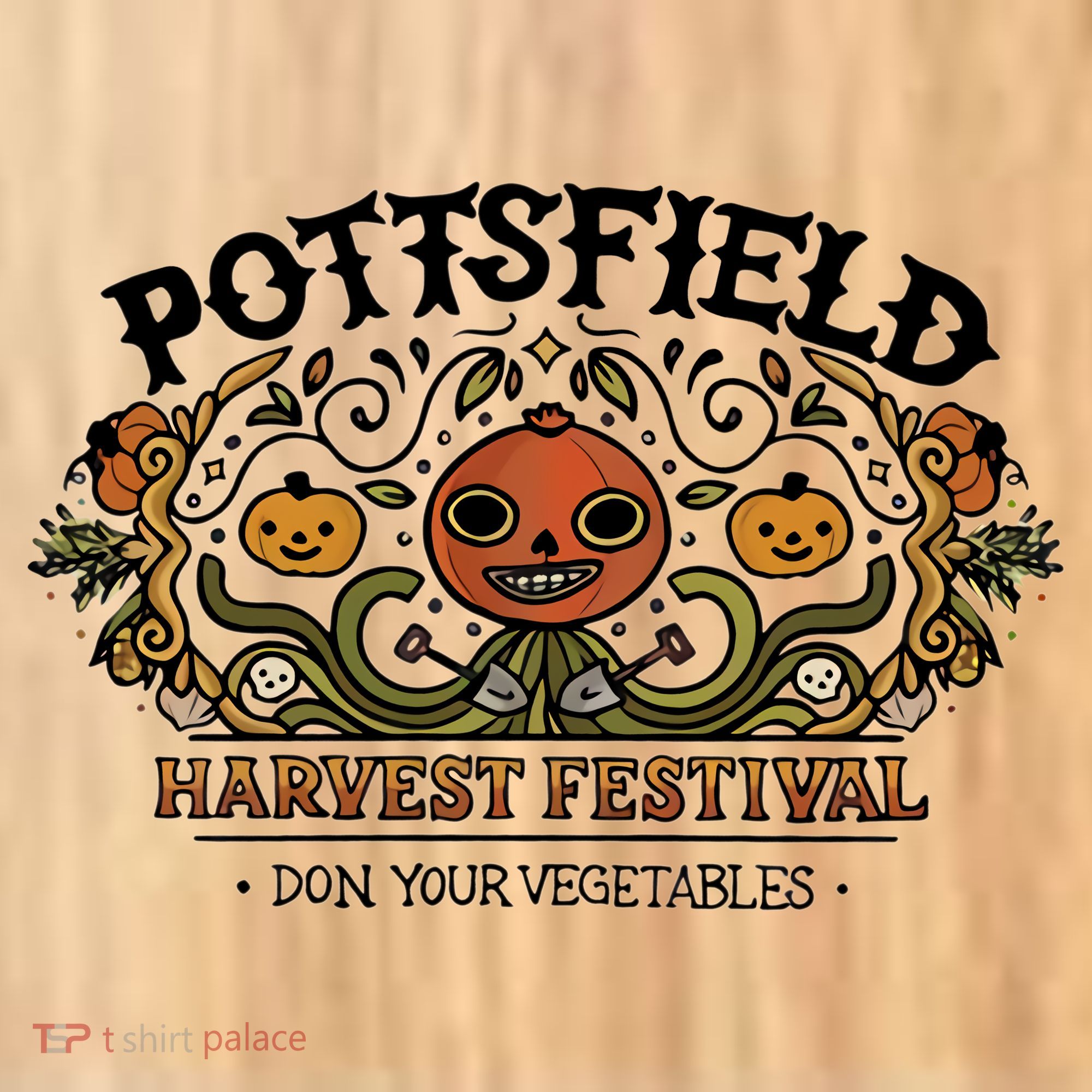 Pottsfield Harvest Festival , Don Your Vegetables , Over The Garden Wall Button