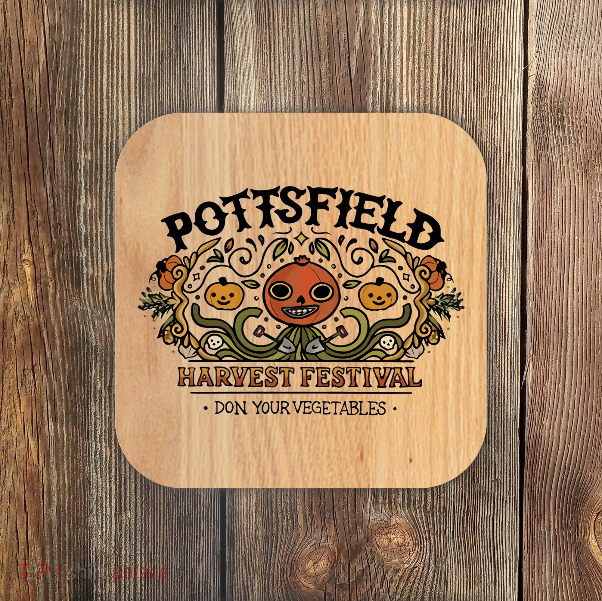 Pottsfield Harvest Festival , Don Your Vegetables , Over The Garden Wall Coaster