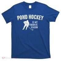Pond Hockey Favorite Season Vintage Gift T-Shirt thumb 0