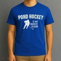 Pond Hockey Favorite Season Vintage Gift T-Shirt thumb 3