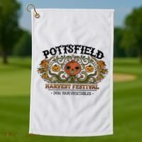 Pottsfield Harvest Festival Golf Towel thumb 1