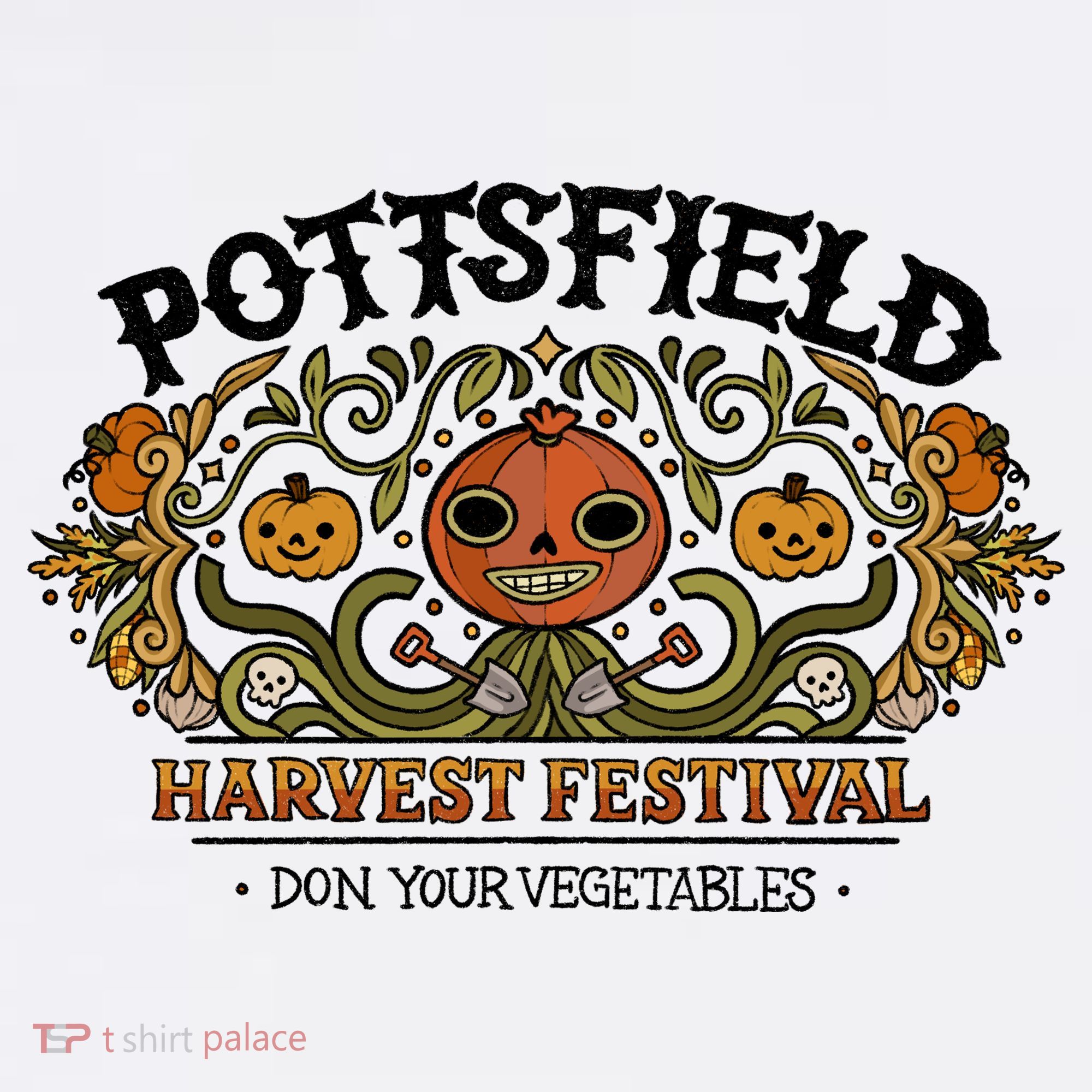 Pottsfield Harvest Festival Kids Long Sleeve Shirt