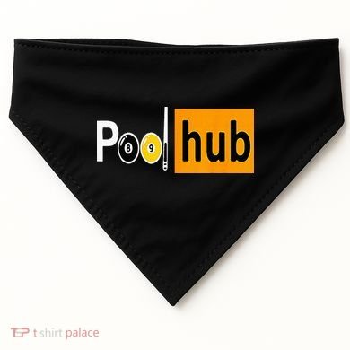 Pool Hub Funny Billiards Pool Team League Billiards USA-Made Doggie Bandana