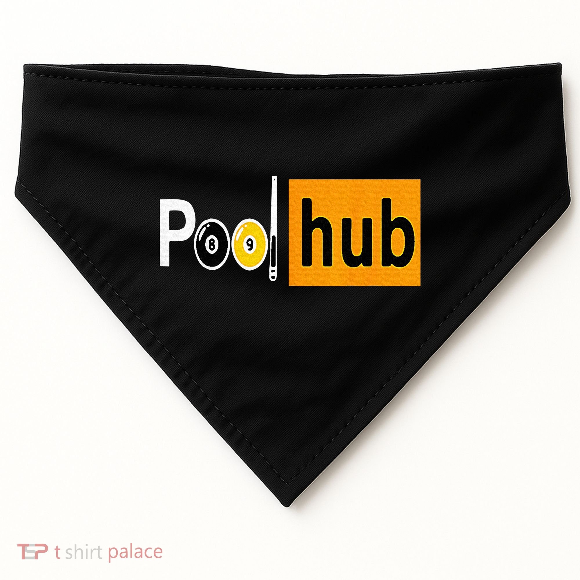 Pool Hub Funny Billiards Pool Team League Billiards USA-Made Doggie Bandana