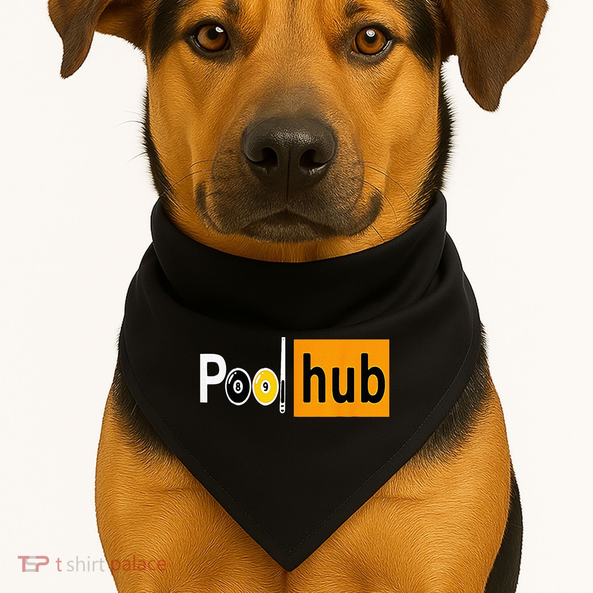 Pool Hub Funny Billiards Pool Team League Billiards USA-Made Doggie Bandana