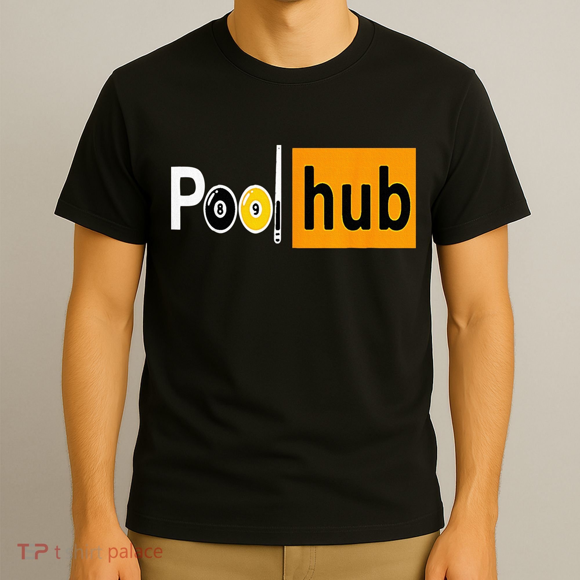 Pool Hub Funny Billiards Pool Team League Billiards T-Shirt