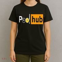 Pool Hub Funny Billiards Pool Team League Billiards T-Shirt thumb 4