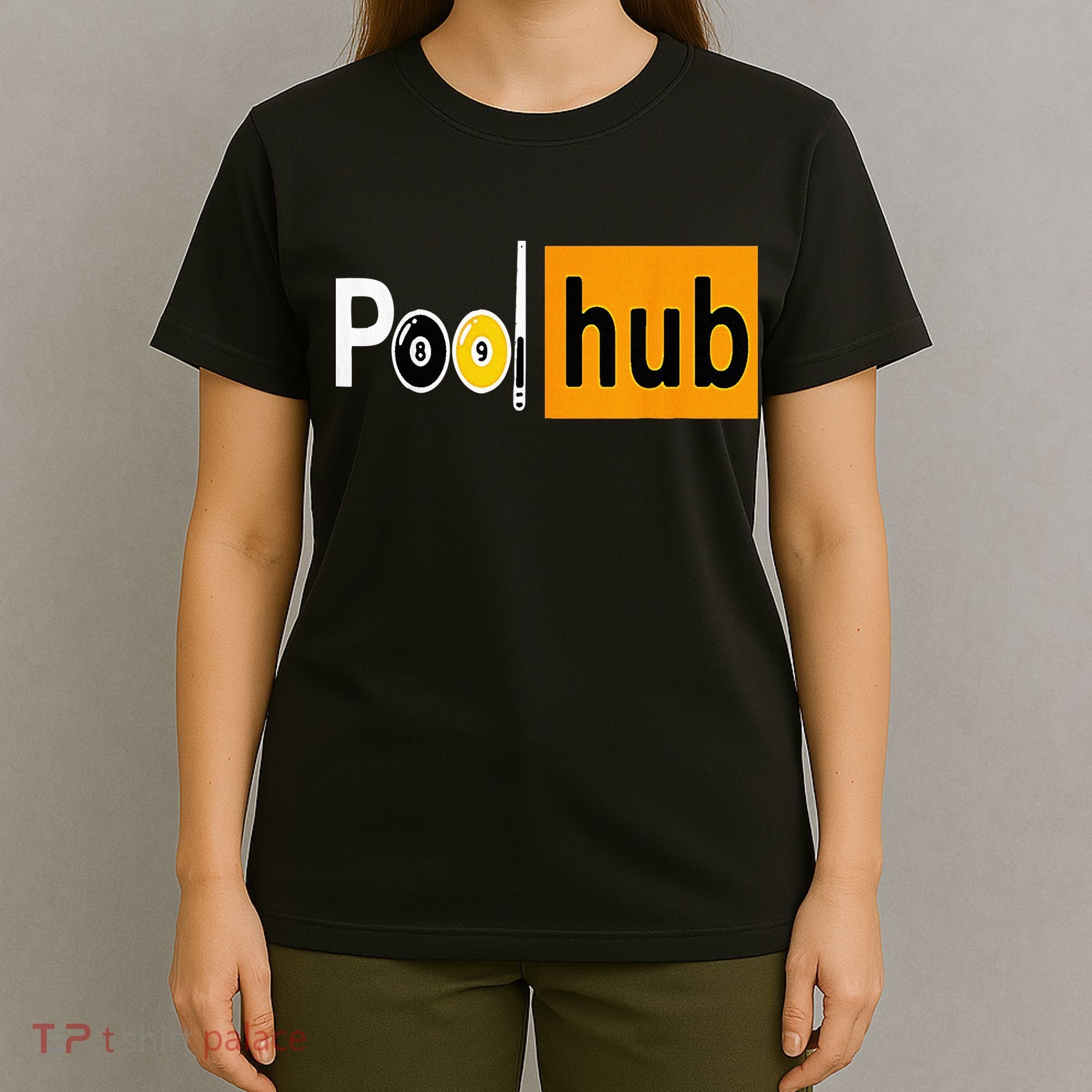 Pool Hub Funny Billiards Pool Team League Billiards T-Shirt