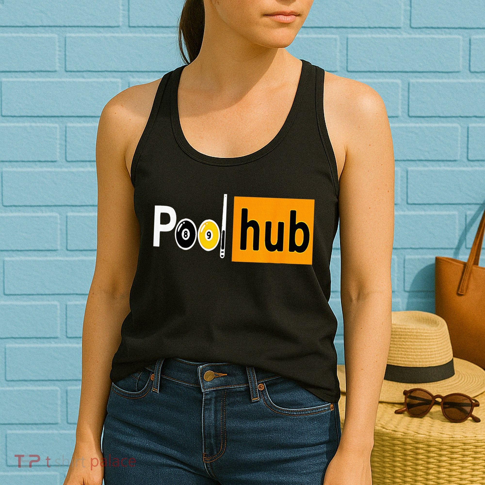 Pool Hub Funny Billiards Pool Team League Billiards Women's Tank Top