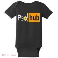 Pool Hub Funny Billiards Pool Team League Billiards Baby Bodysuit thumb 0