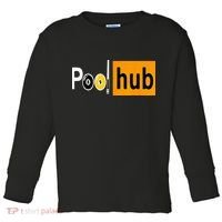 Pool Hub Funny Billiards Pool Team League Billiards Toddler Long Sleeve Shirt thumb 0