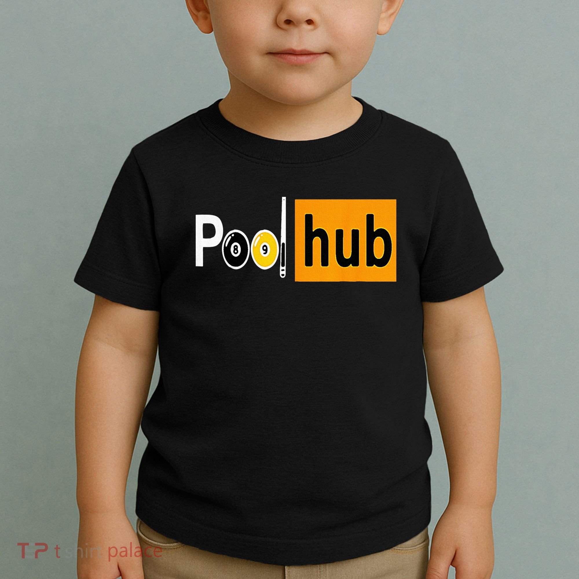 Pool Hub Funny Billiards Pool Team League Billiards Toddler T-Shirt