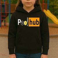 Pool Hub Funny Billiards Pool Team League Billiards Kids Hoodie thumb 3