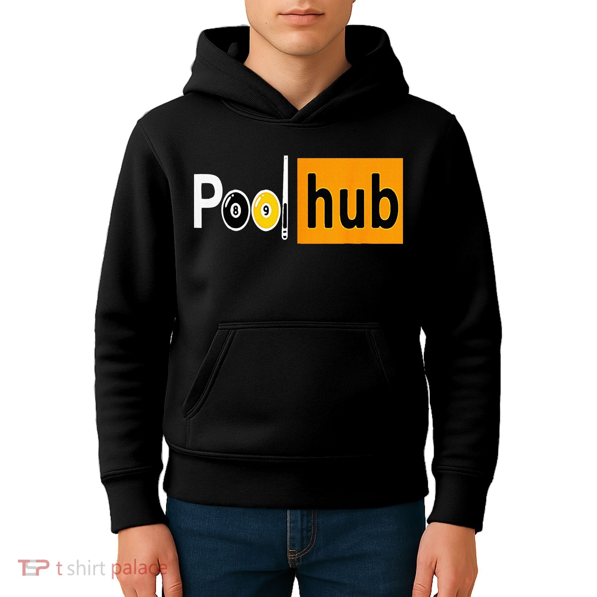 Pool Hub Funny Billiards Pool Team League Billiards Kids Hoodie