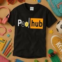 Pool Hub Funny Billiards Pool Team League Billiards Kids T-Shirt thumb 3