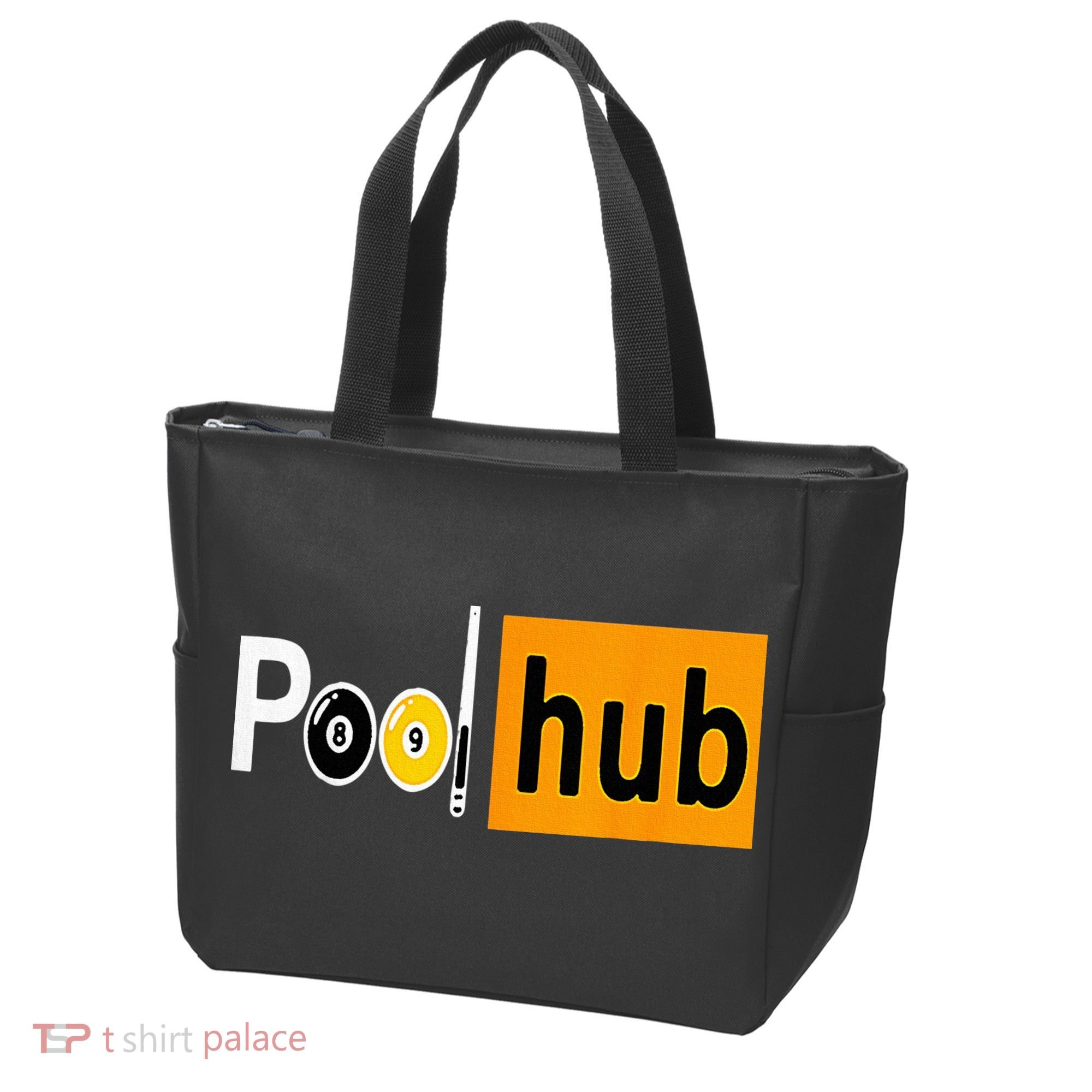 Pool Hub Funny Billiards Pool Team League Billiards Tote Bag