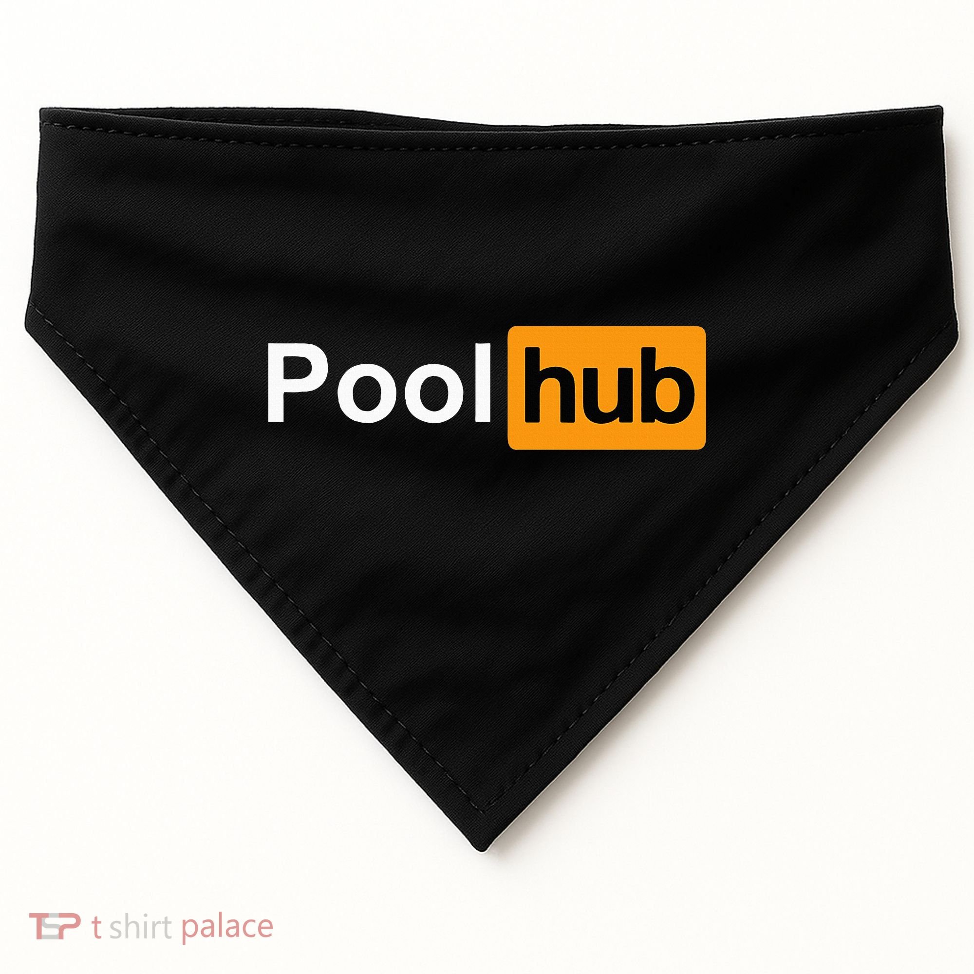 Pool Hub Funny Billiards Pool Player USA-Made Doggie Bandana