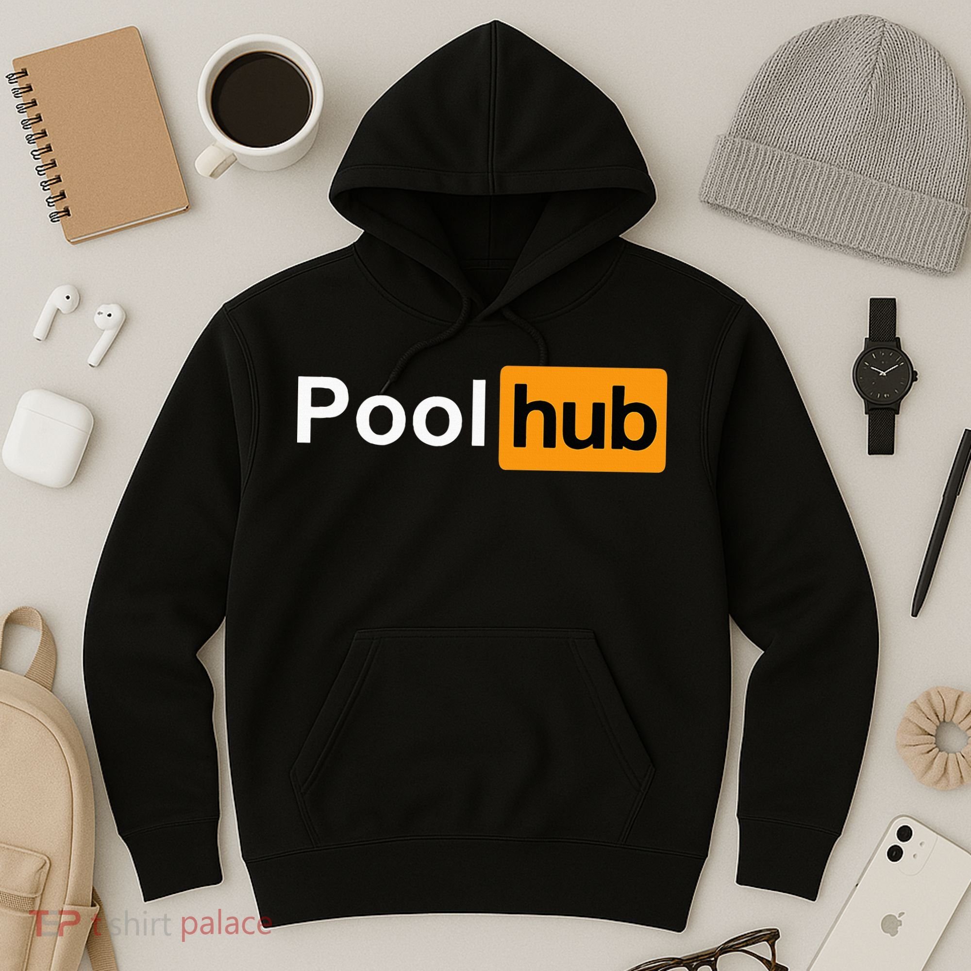 Pool Hub Funny Billiards Pool Player Hoodie