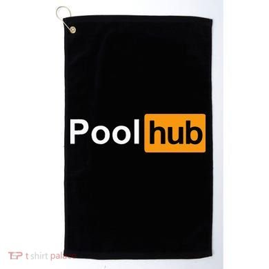 Pool Hub Funny Billiards Pool Player Golf Towel