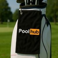 Pool Hub Funny Billiards Pool Player Golf Towel thumb 2