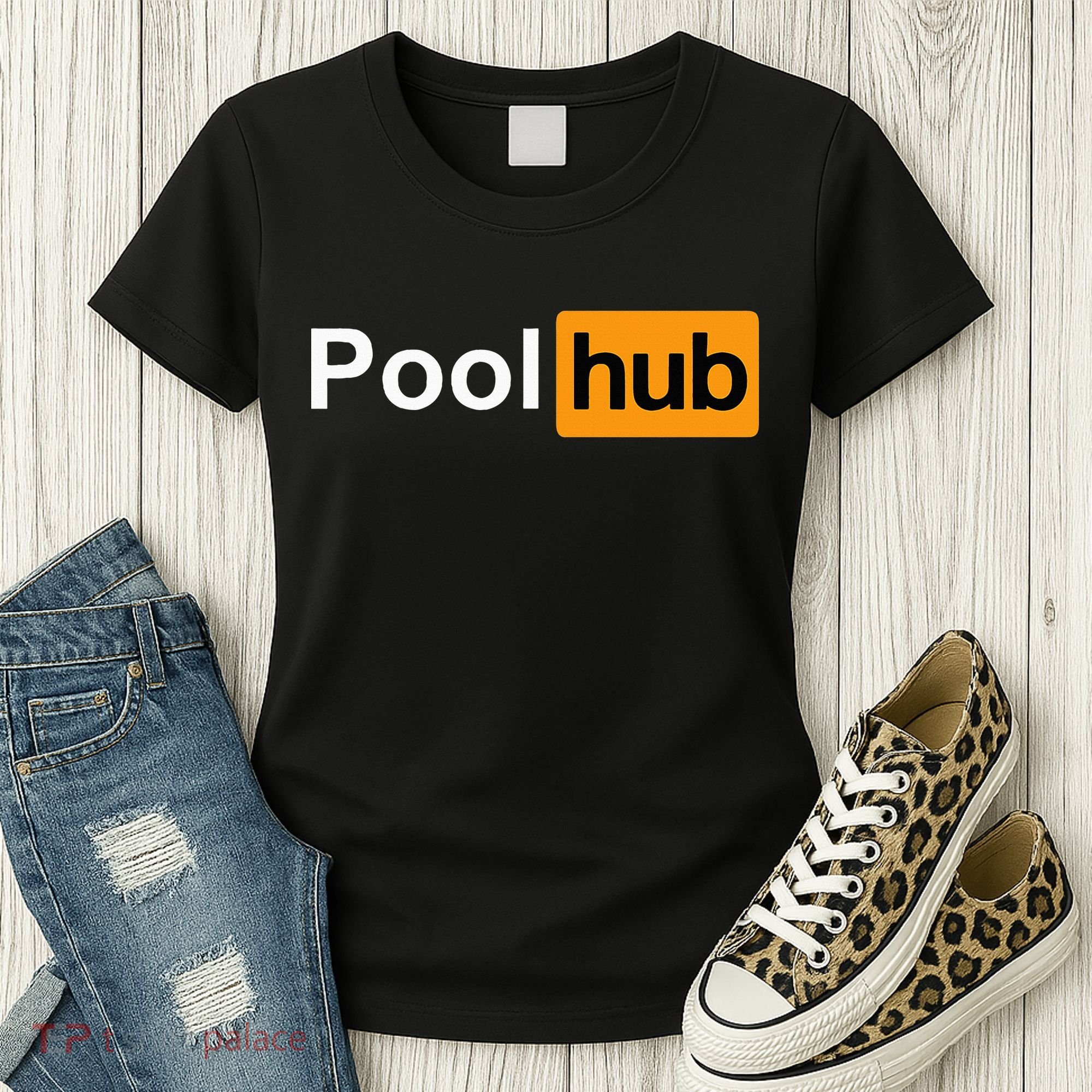 Pool Hub Funny Billiards Pool Player Women's T-Shirt