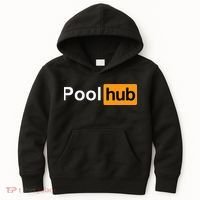 Pool Hub Funny Billiards Pool Player Kids Hoodie thumb 0