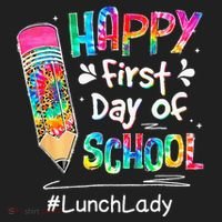 Pencil Happy First Day Of School Lunch Lady Back To Beanie thumb 2