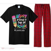 Pencil Happy First Day Of School Lunch Lady Back To Pajama Set thumb 0