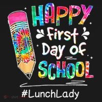 Pencil Happy First Day Of School Lunch Lady Back To Pajama Set thumb 2