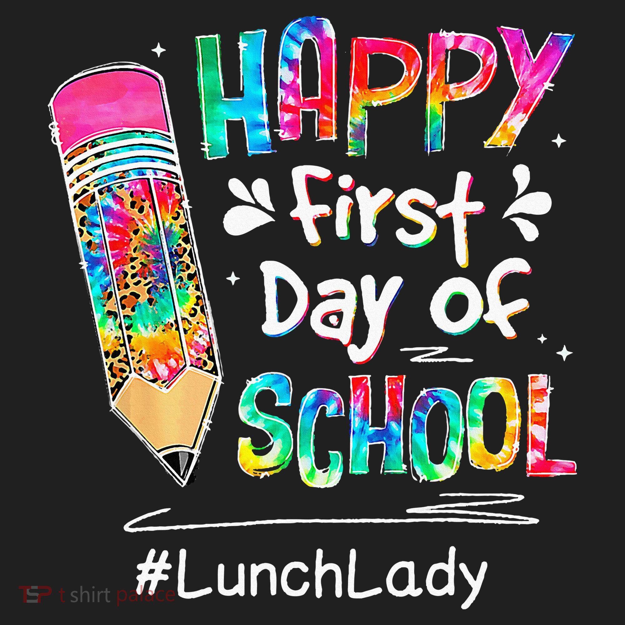 Pencil Happy First Day Of School Lunch Lady Back To Hat