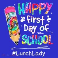 Pencil Happy First Day Of School Lunch Lady Back To Coaster thumb 2