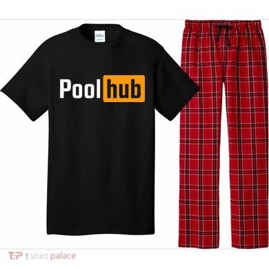 Pool Hub Funny Billiards Pool Player Quotes Parody Design Pajama Set