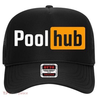 Pool Hub Funny Billiards Pool Player Quotes Parody Design Hat