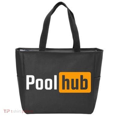 Pool Hub Funny Billiards Pool Player Quotes Parody Design Tote Bag